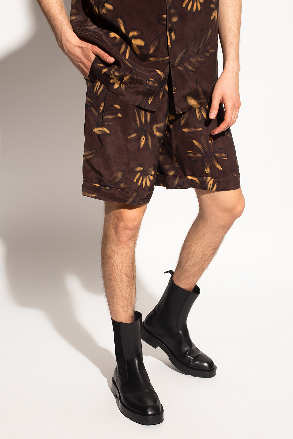 Nanushka Sandbar Garment Dye Swim Shorts